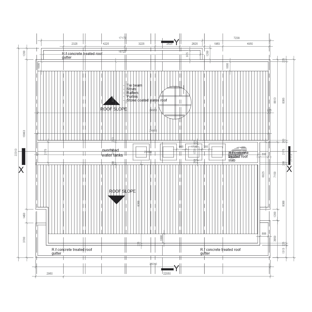 the vale apartment roof plan