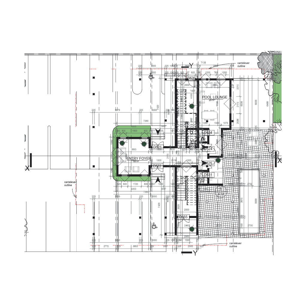 the vale apartment ground floor plan