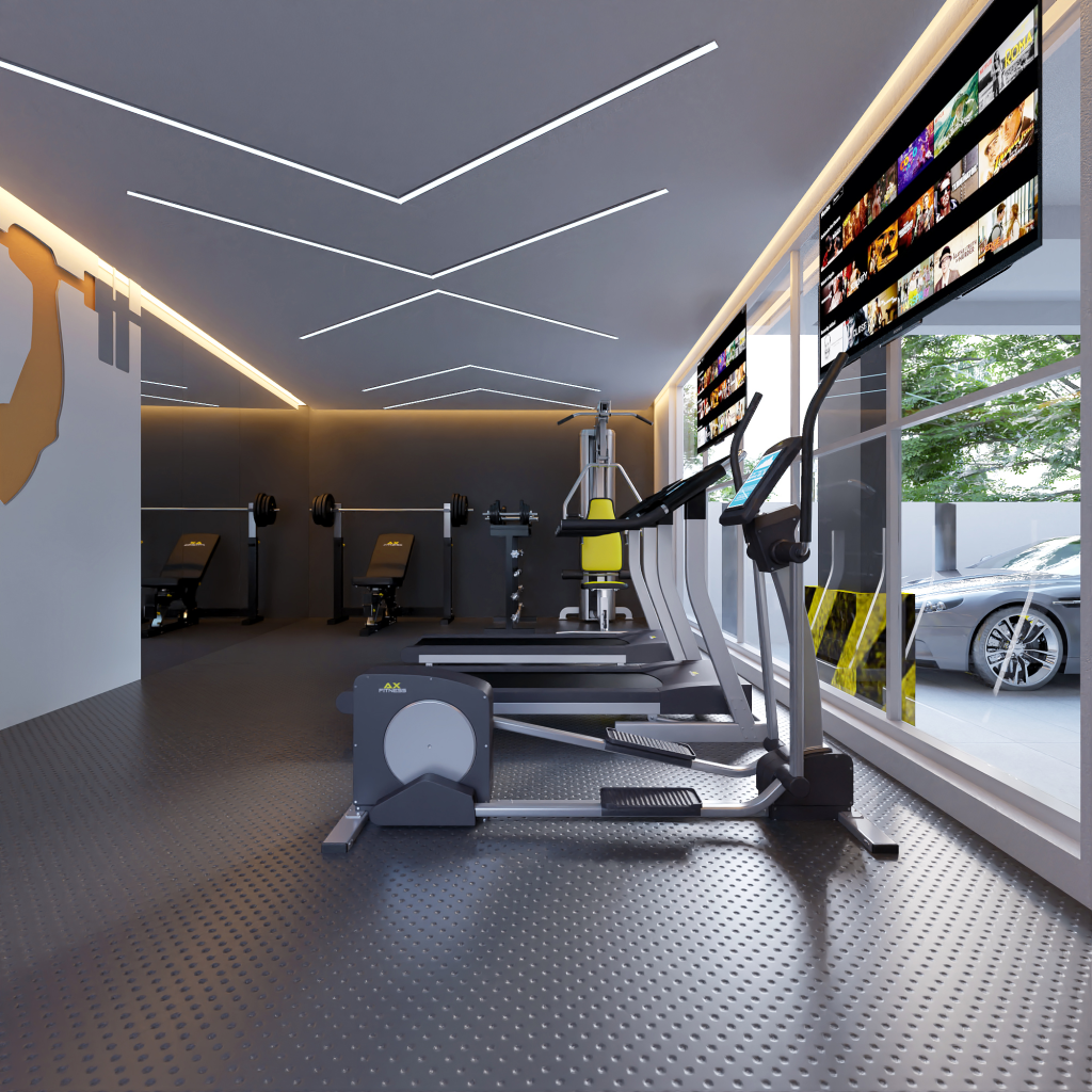 rosepearl apartment dining gym